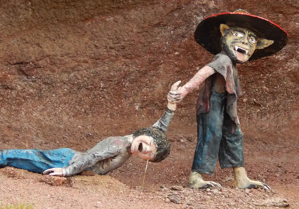 Vista hacia el valle de Villa Sanagasta